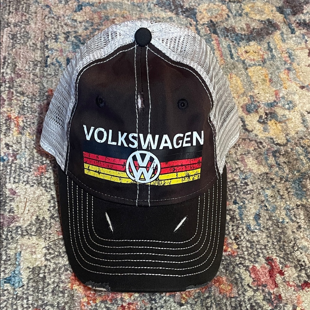 Volkswagen Black Mesh Trucker Hat